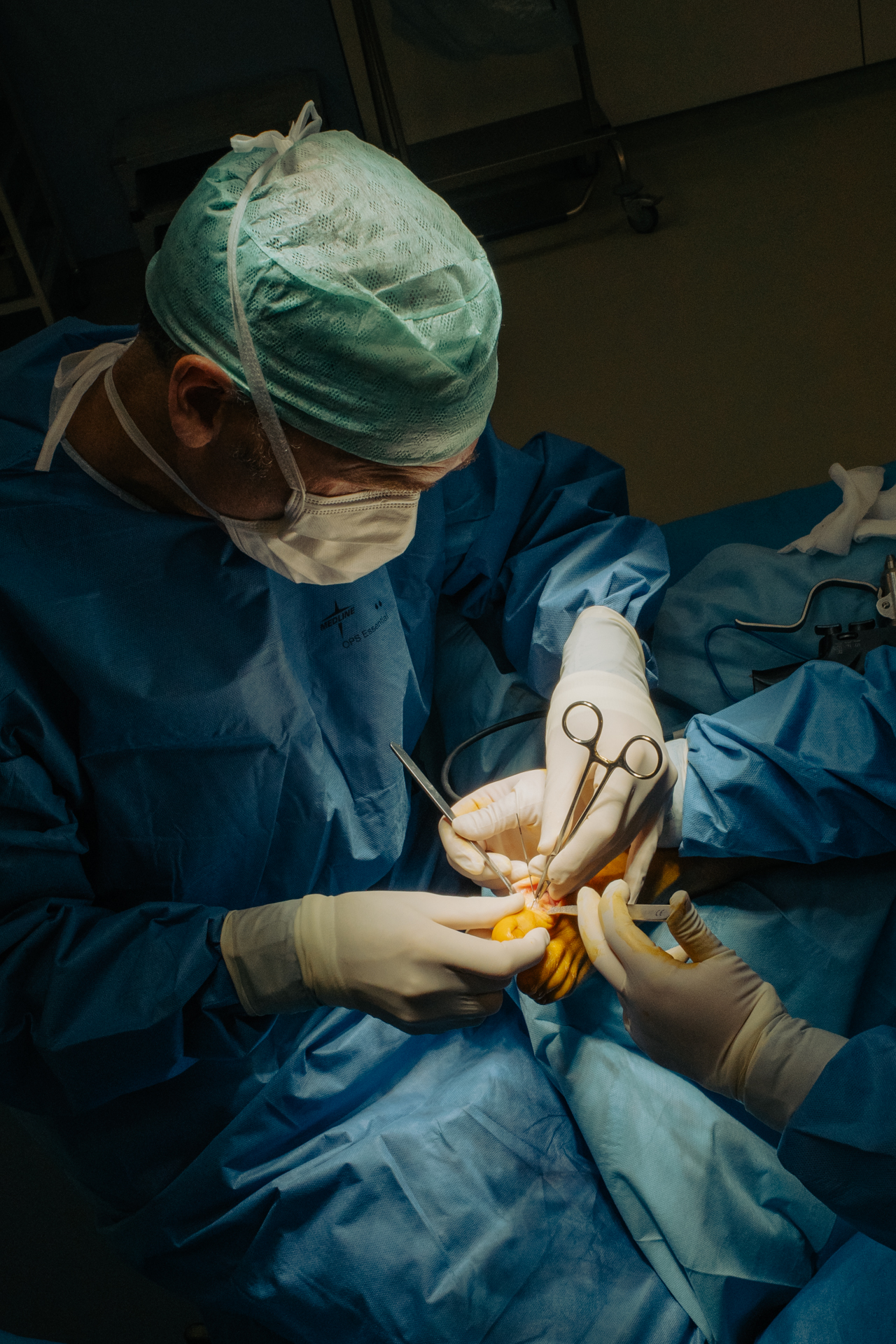 3 months in an orthopedic surgery room